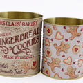 Set of 2 Christmas Gingerbread Bakery Storage Tins