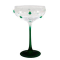 Christmas Tree Coupe Glass 18cm