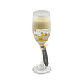 Champagne Glass Gold Confetti Jelly Candle - 18cm