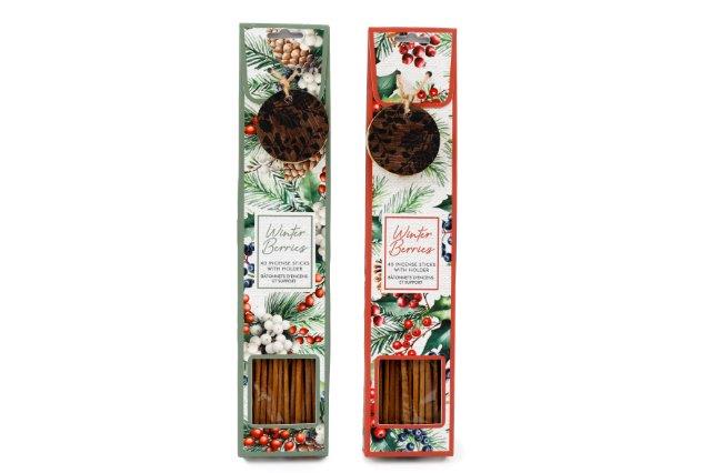 Christmas Incense Sticks with Holder Pack of 40