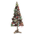 Decorated Red Berry & Pinecone Wooden Twig Tree Pinecone - 55cm