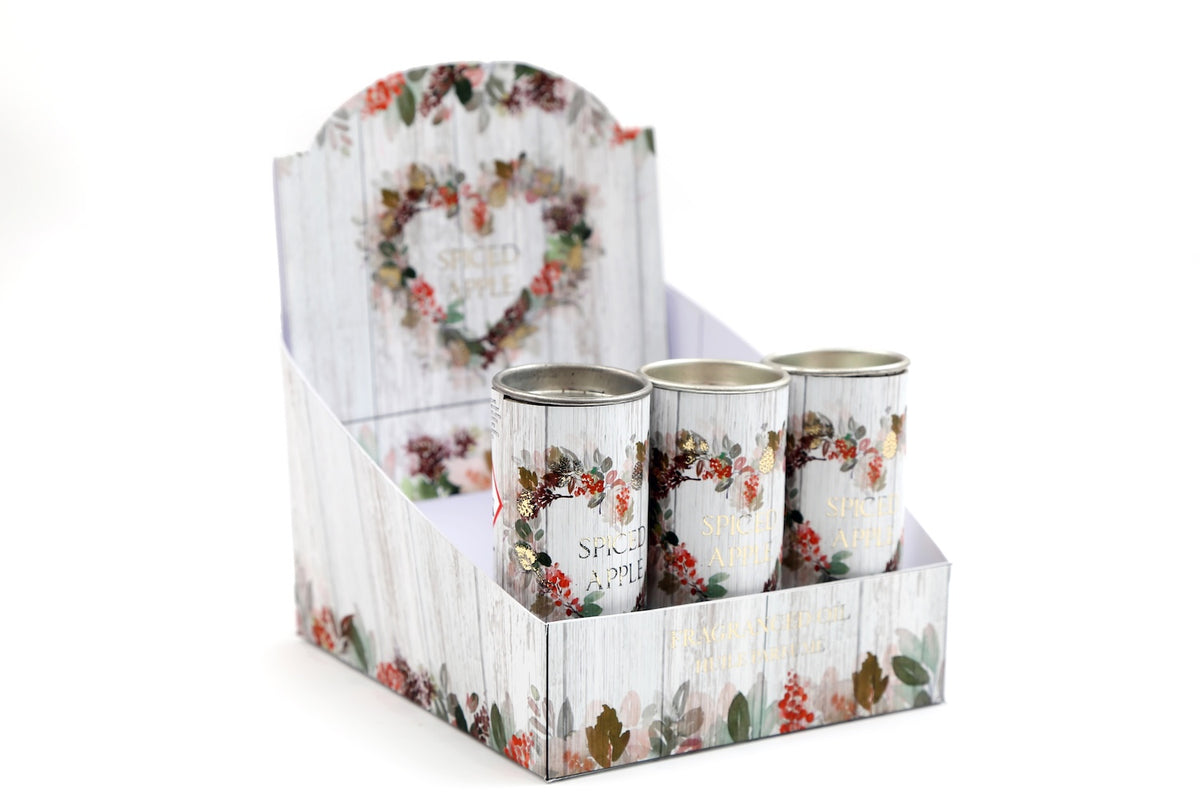 Christmas Spiced Apple Heart Wreath Scent Oil in Tube - 15ml