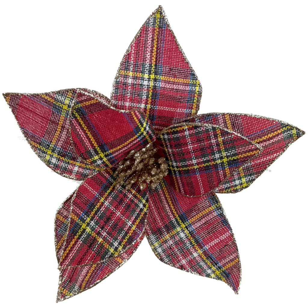 Traditional Tartan Flower - 30cm