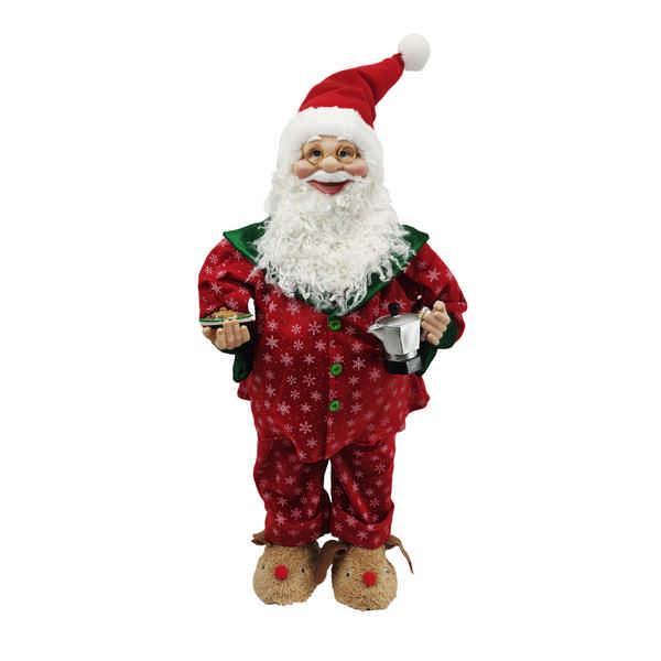 Standing Santa in Red Pyjamas - 60cm