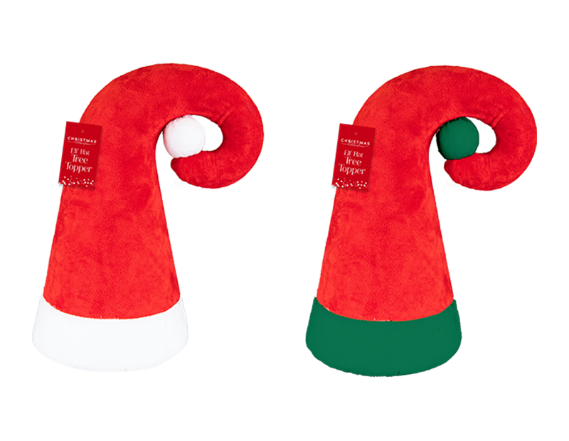 Christmas Elf Hat Tree Topper