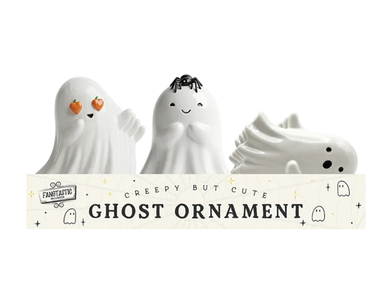 Halloween Creepy but Cute Pot Ghost Ornament