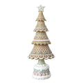 Large Resin Gingerbread Christmas Tree - 42cm