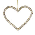 Diamante Cut Out Heart Hanging Decoration