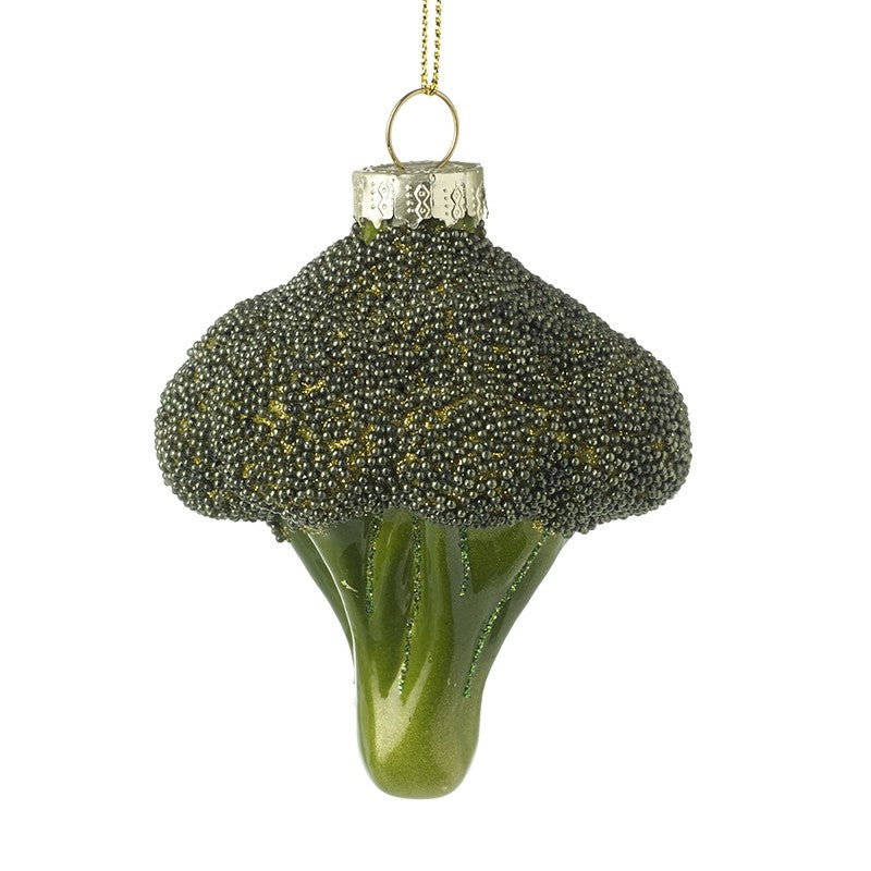 Glass Broccoli Christmas Tree Decoration