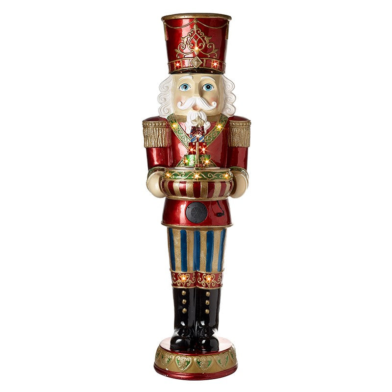 Giant Nutcracker Santa with Moving Train - 152cm