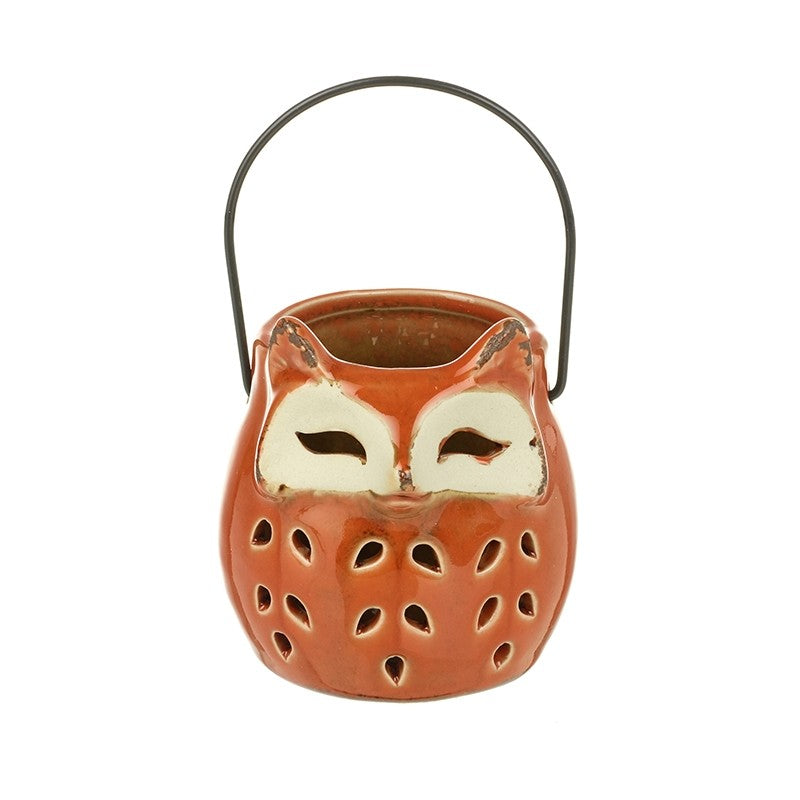 Ceramic Animal Cut Out Halloween Jar