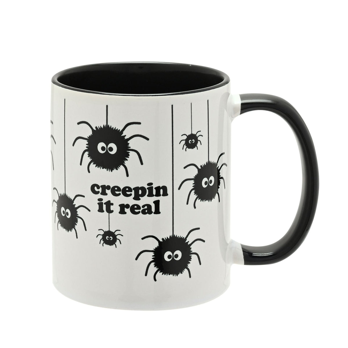 Halloween Black Handled Creepin It Real Mug