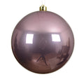Vintage Pink Large Shatterproof Shiny Bauble - 14cm