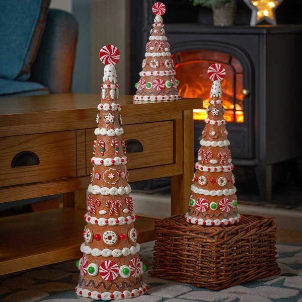 Three Kings Gingerbread CandyTree - 26cm