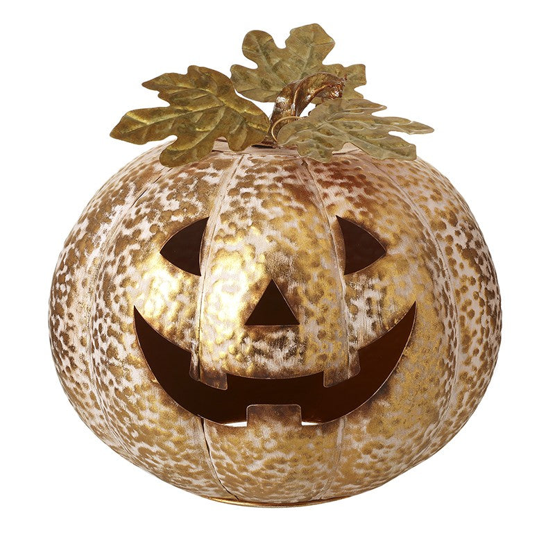 Giant Gold Metal Pumpkin - 50cm