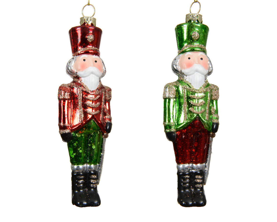 Antique Effect Soldier Nutcracker Bauble
