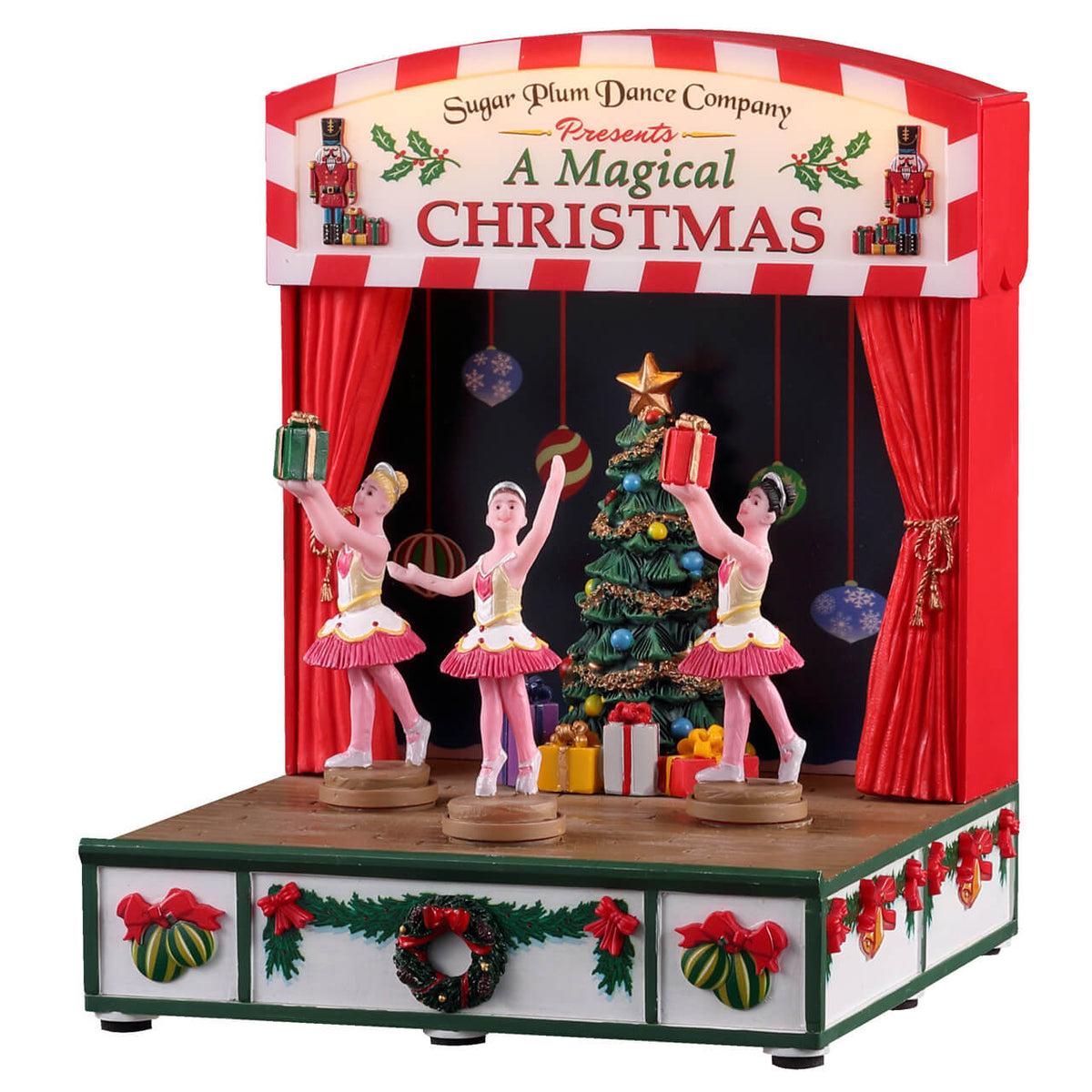 Lemax - Sugar Plum Dance Company Animated with Lights, Motion & Sound