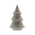 3 Tier Ceramic Brown Christmas Tree Ornament - 14cm