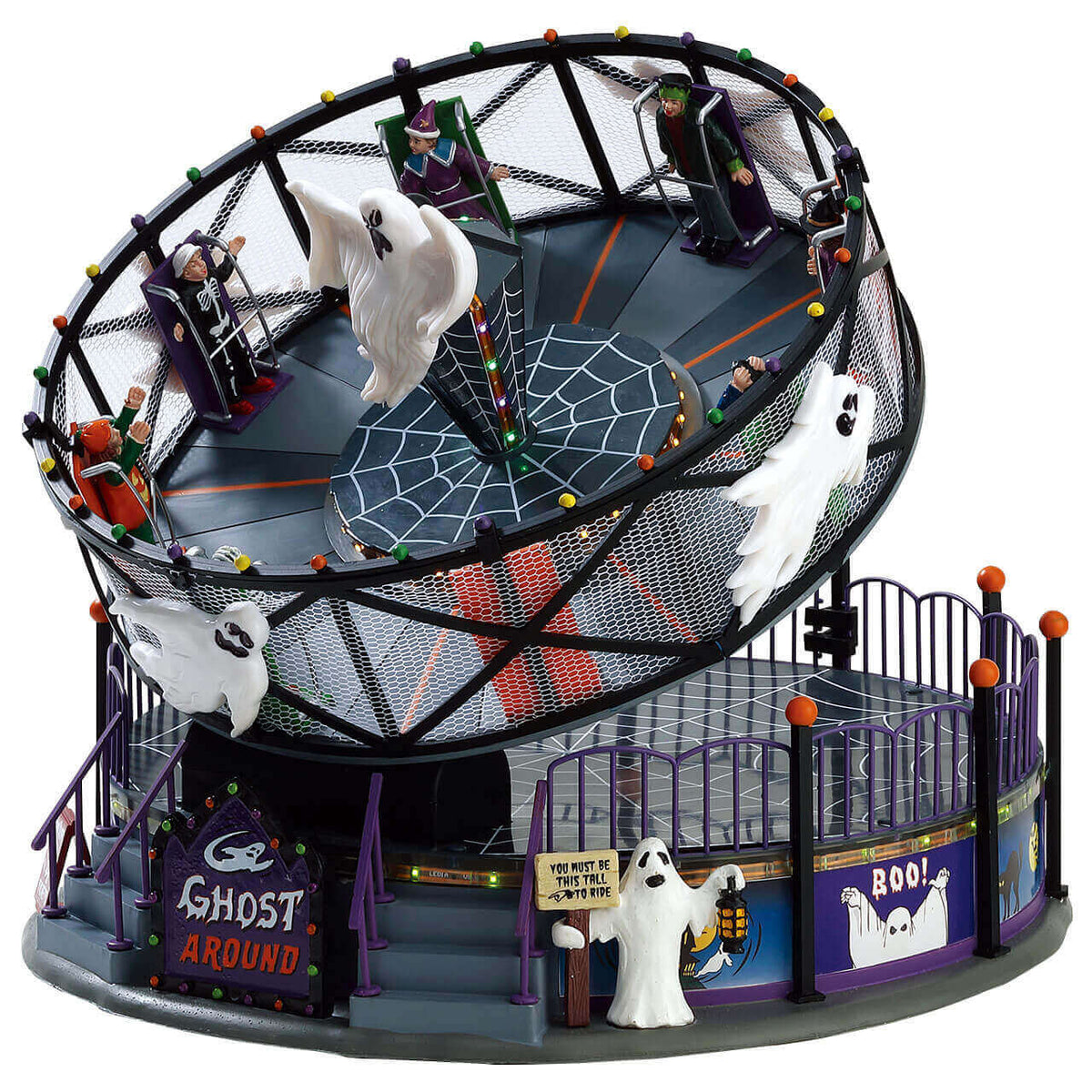 Lemax Spooky Town - Ghost Around Fair Ride with Lights, Sound & Motion