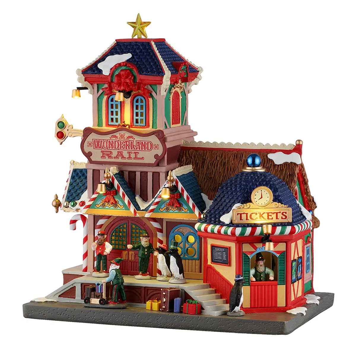 Lemax Wonderland Rail Train Station – with Lights – 2026