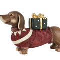 Sausage Dog in Jumper with Gift Ornament