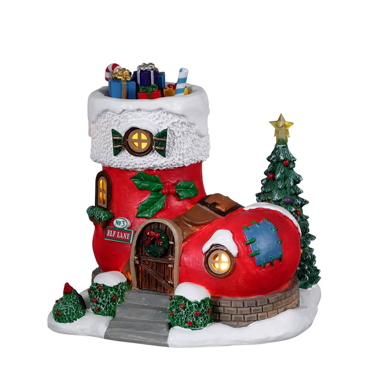 Lemax - No.3 Elf Lane Boot Shaped House