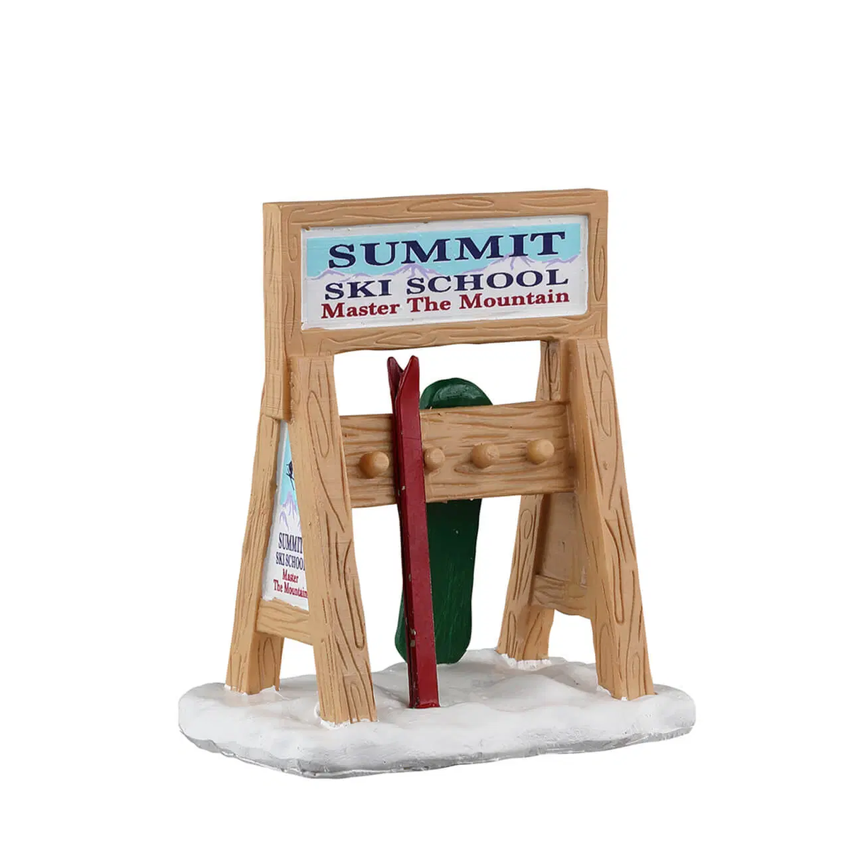 Lemax Ski Rack Sign Christmas Figurine
