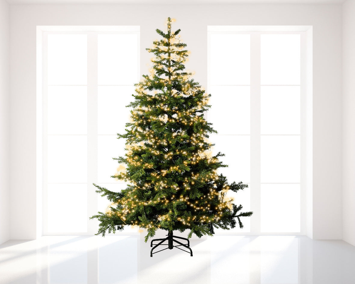 Lumineo 480 Warm & Classic White Micro LED Cluster Twinkle Lights with 3m Gold Cable