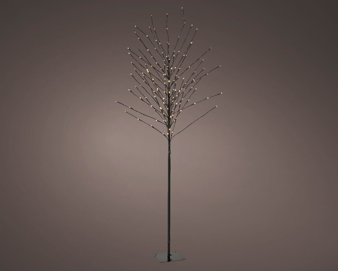 Special Offer Lumineo Outdoor Warm White LED Black Twig Tree - 180cm