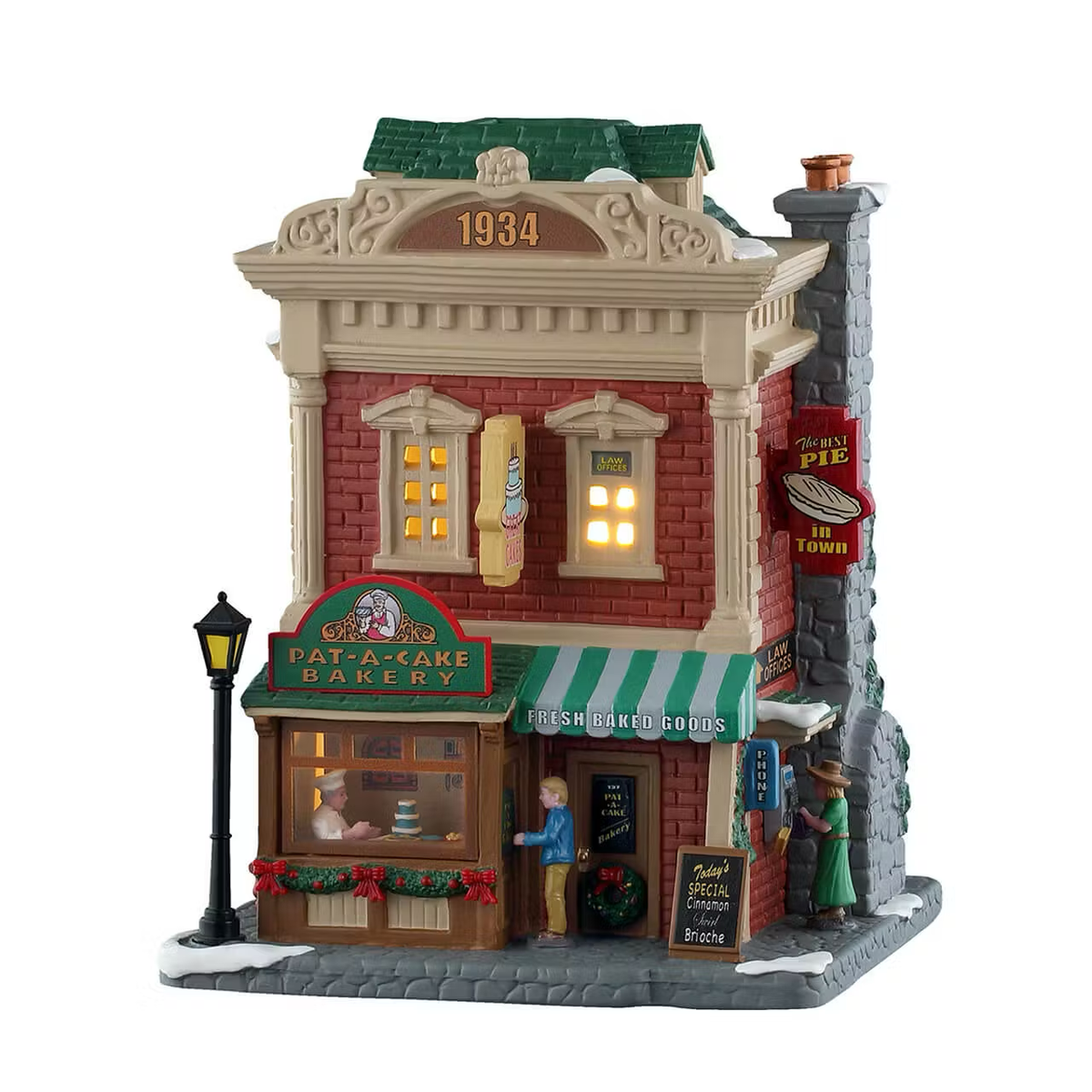 Lemax - Pat-A-Cake Bakery Light Up Christmas Village Building