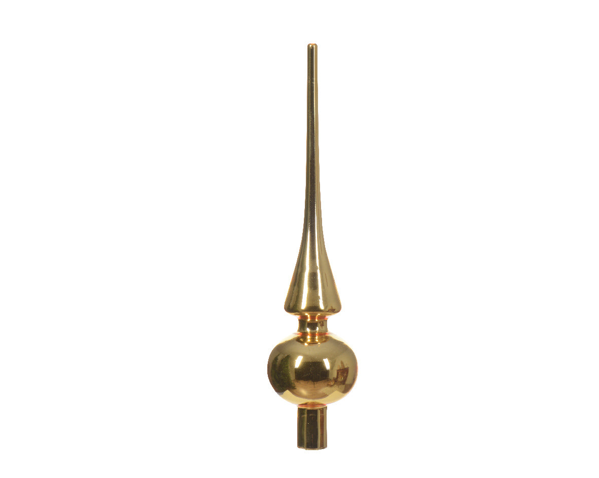 Light Gold Glass Tree Topper