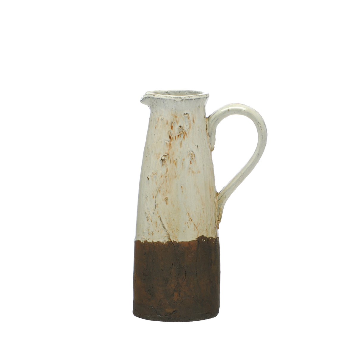 Aged Cream Terracotta Jug