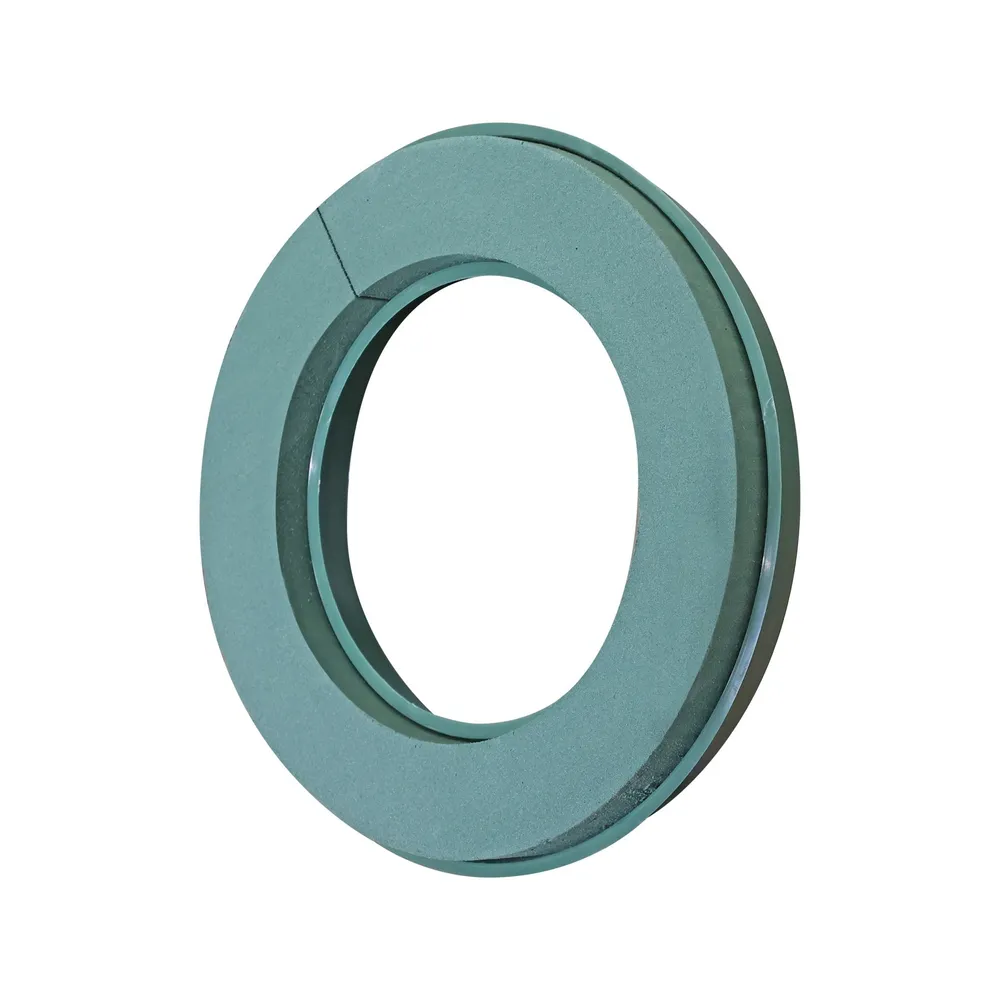 Pack of 2 10" Floral Foam Ring with Plastic Bases