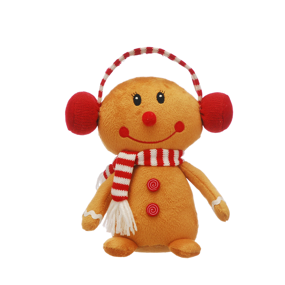 Brown Sitting Gingerbread Man Christmas Decoration