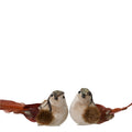 Woodland Bird on Clip Decoration with Glitter