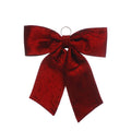 Giant Burgundy Velvet Bow Christmas Tree Decoration - 60cm