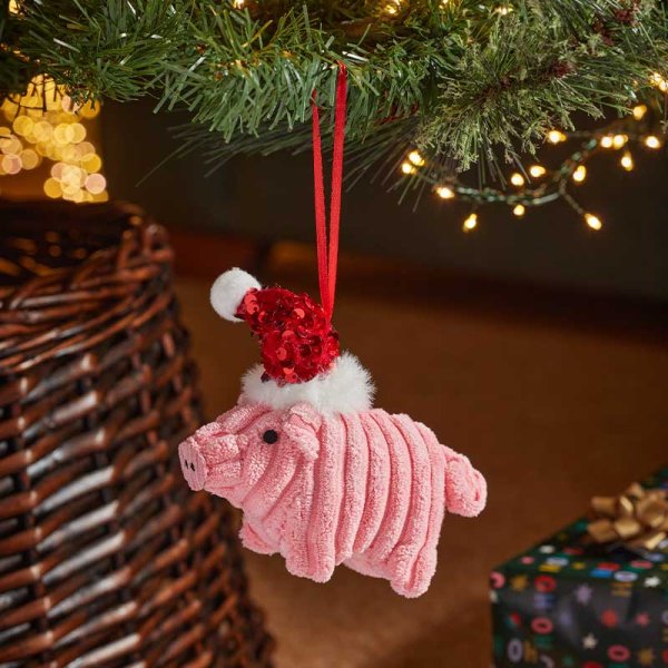 Polly Pig - Pendant Hanging Decoration 14cm