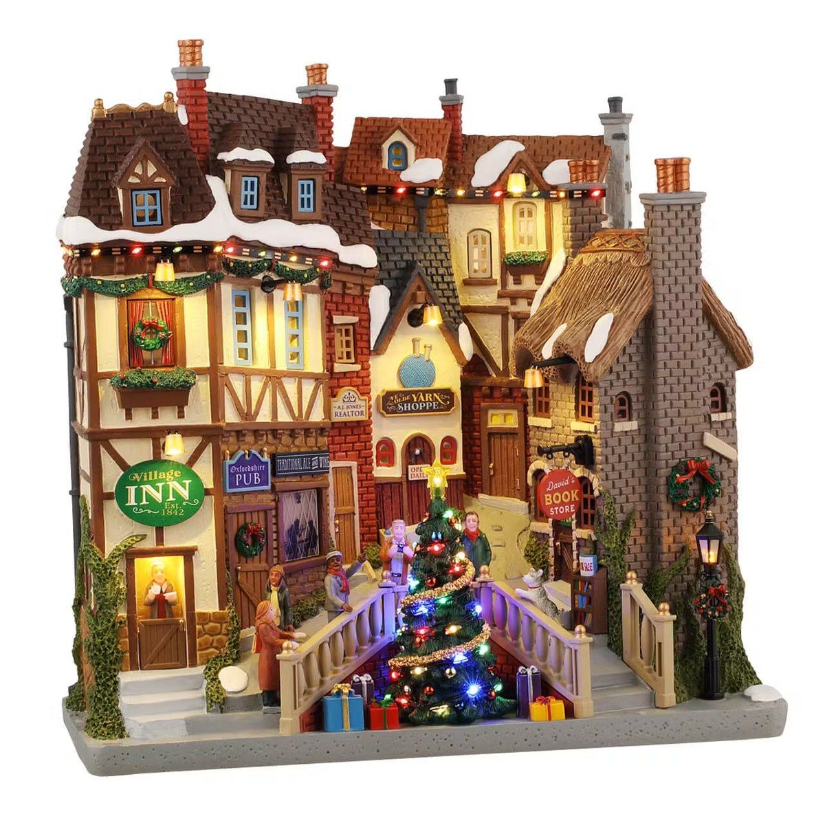 Lemax - Oxfordshire Village Christmas Light Up Facade