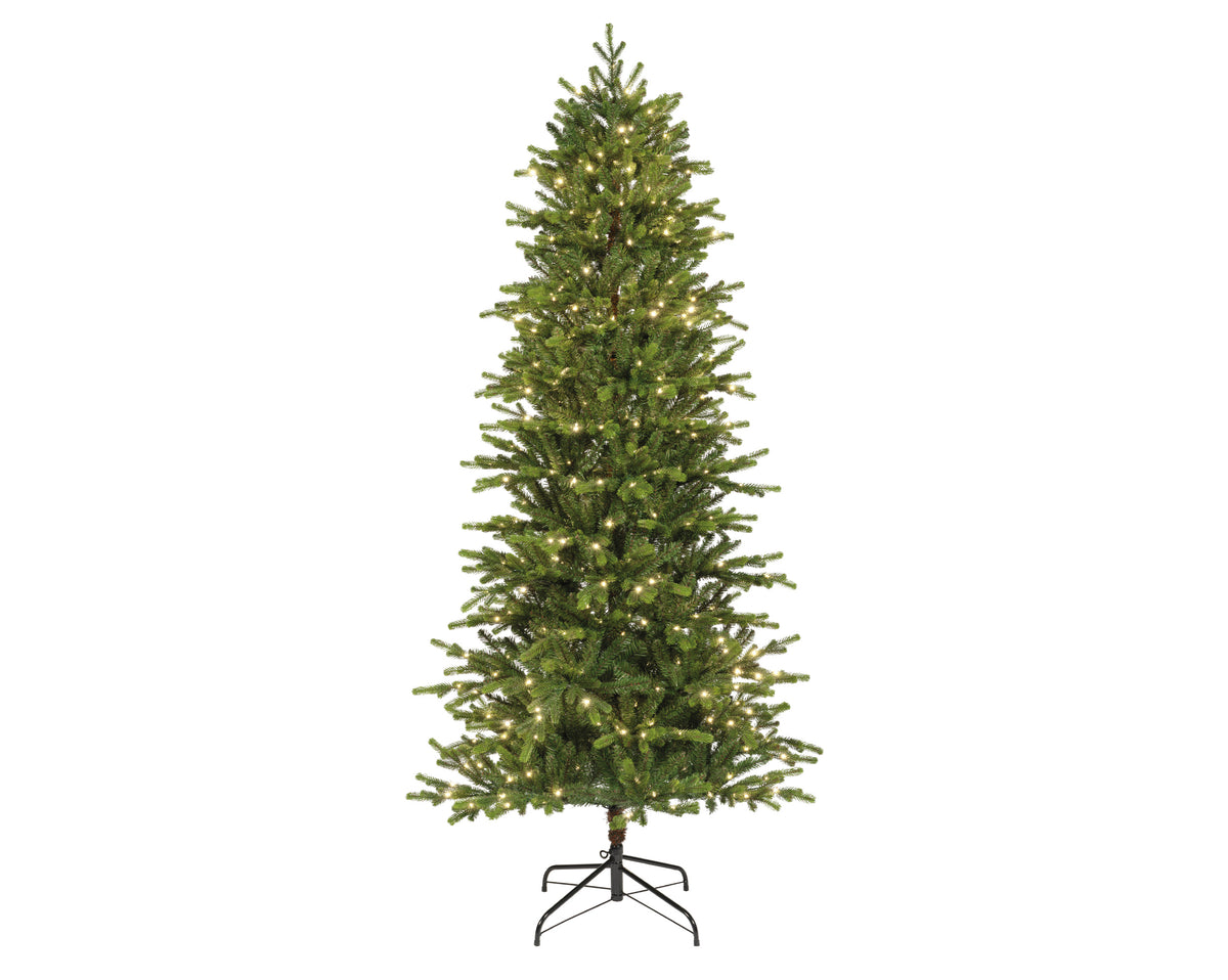 Everlands 7ft Greenland Fir Pre-Lit with 540 Warm & Classic White Colour Switch LEDs Artificial Christmas Tree
