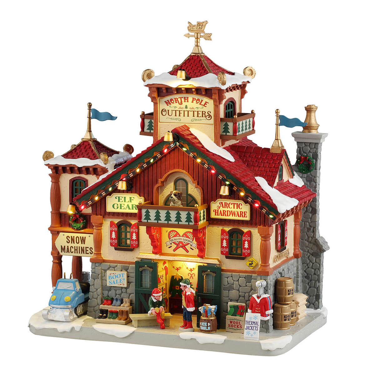 Lemax - North Pole Outfitters Light Up Building