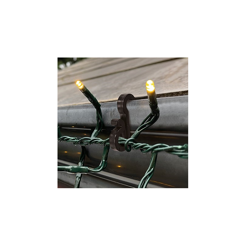 Black Mini Gutter Hooks - Pack of 36