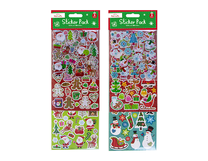 Christmas Sticker Pack - 120 Pack