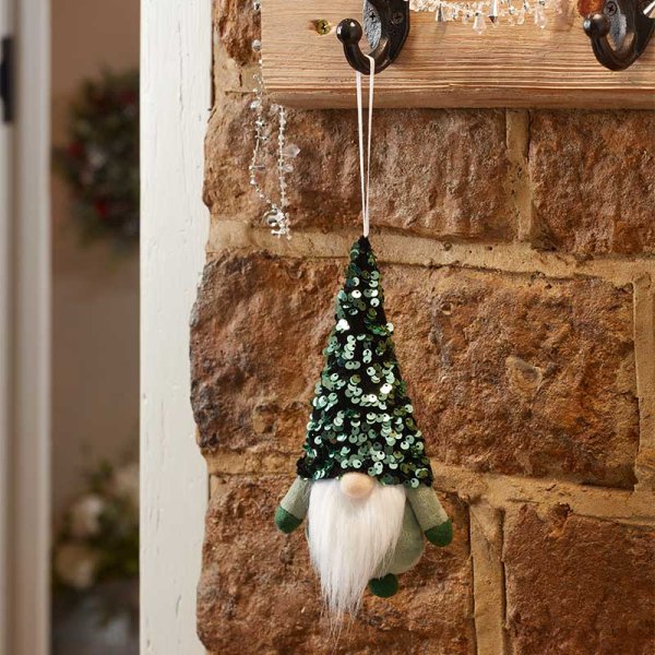 Emerald GlamJonk Pendant Hanging Decoration - 17cm