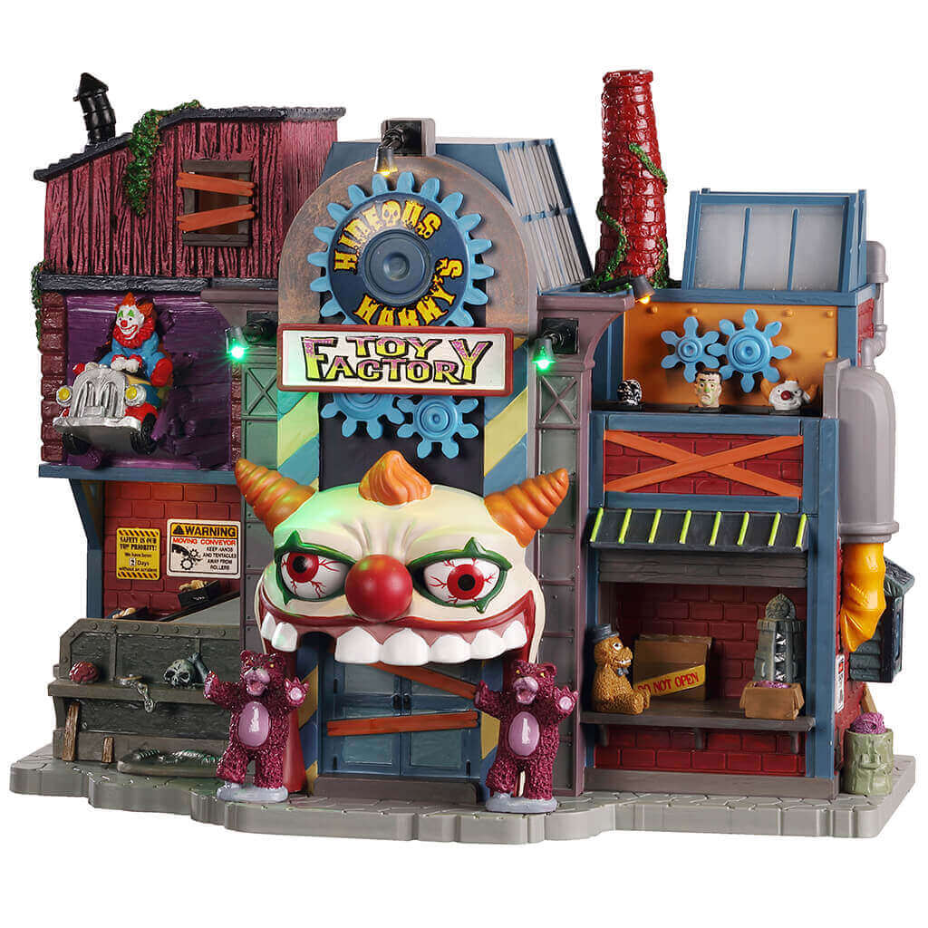 Lemax Spooky Town Hideous Harry's Toy Factory with Lights, Sound