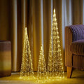 TreeCone Trio with 654 Warm White LED Lights