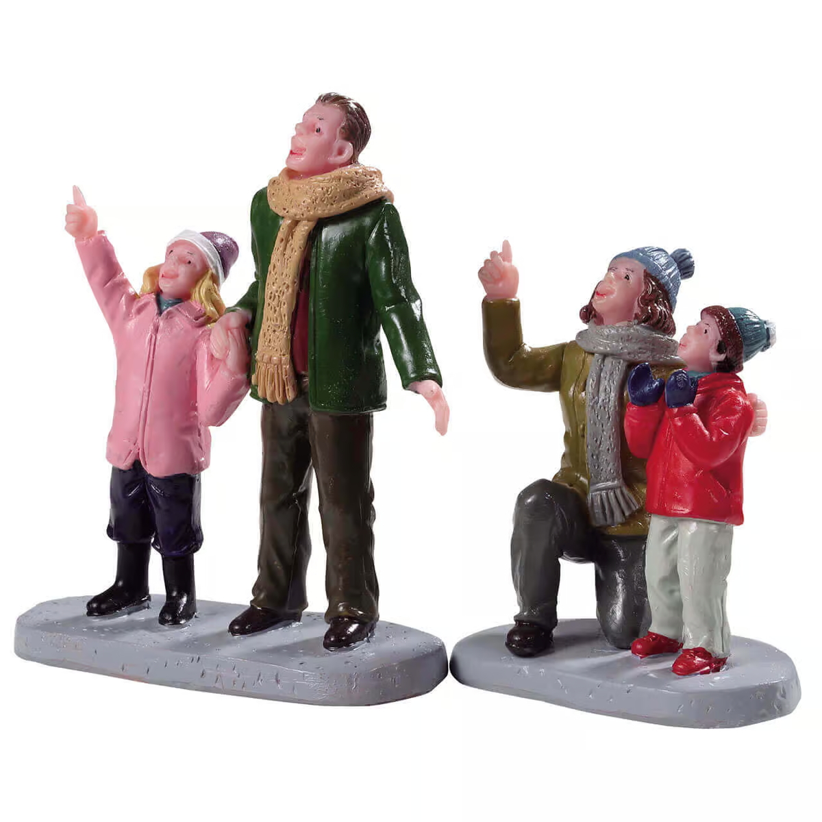 Lemax - People Admiring Fireworks Christmas Village Figurines - Set of 2