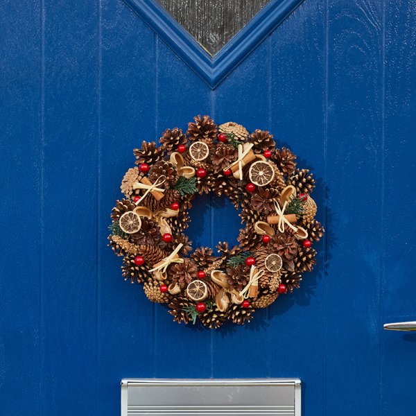 X-Large WinterSpice Festive Wreath - 50cm