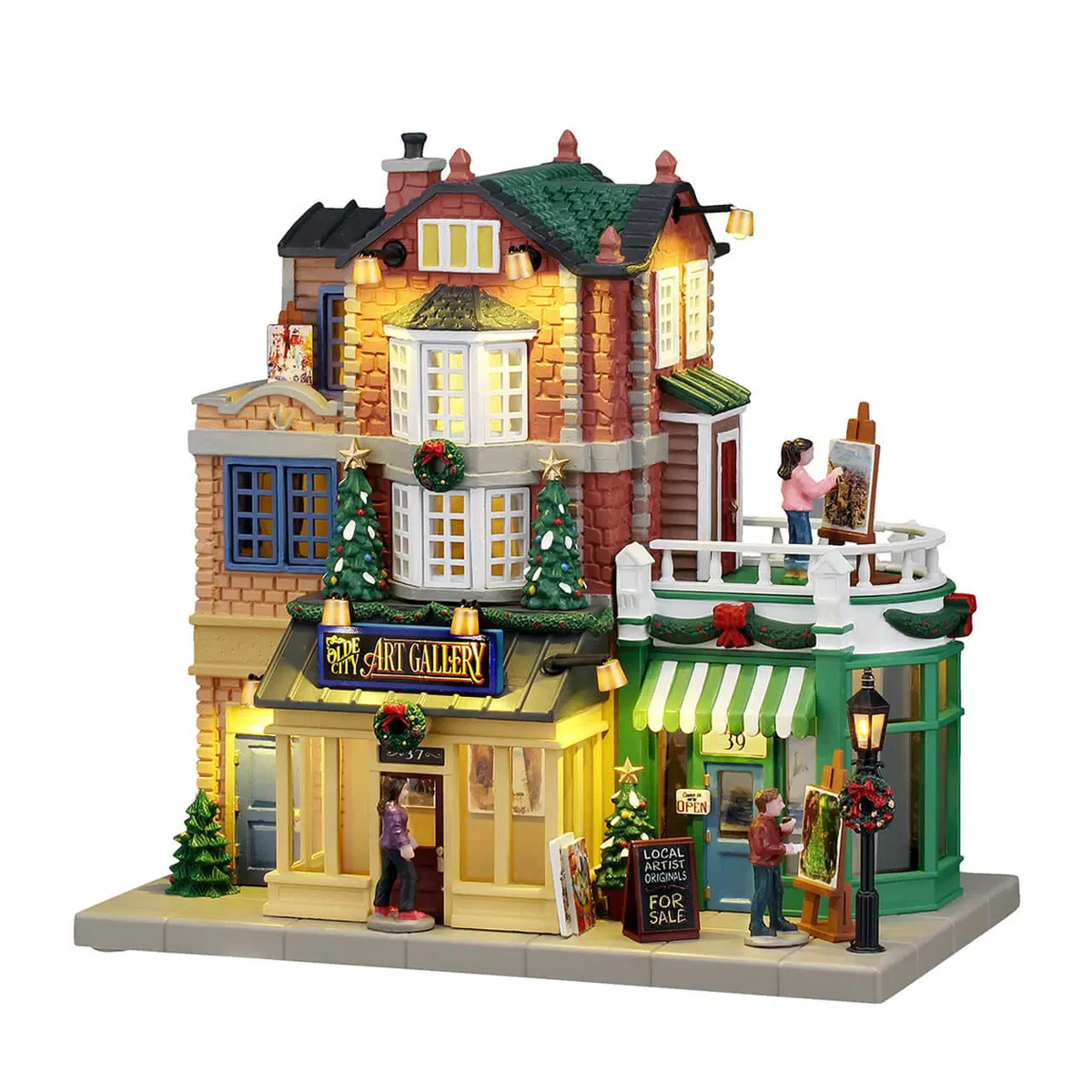 Lemax Olde City Art Gallery – with Lights – 2026
