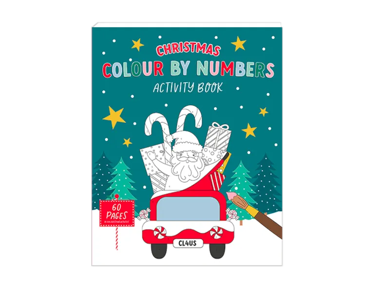 Christmas Colour By Numbers Book