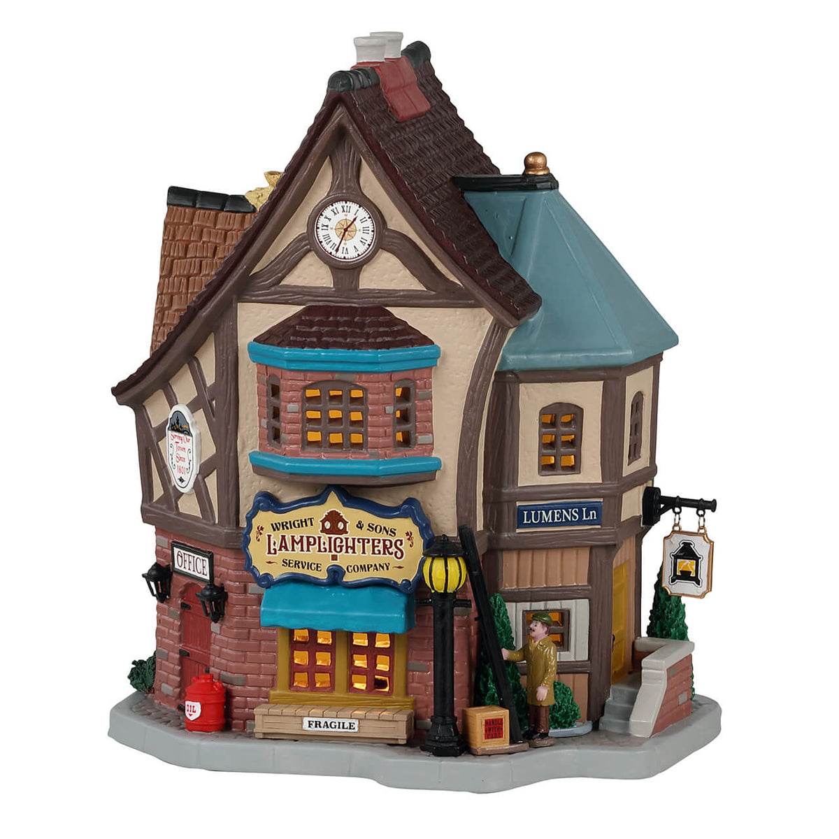 Lemax - Wright & Sons Lamplighters Light Up Village